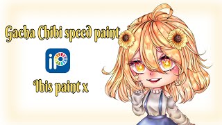 Chibi speed paint || ibis paint x || Gacha life
