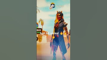 Finally hit unreal🔥🔥🔥 #fortnite #gaming