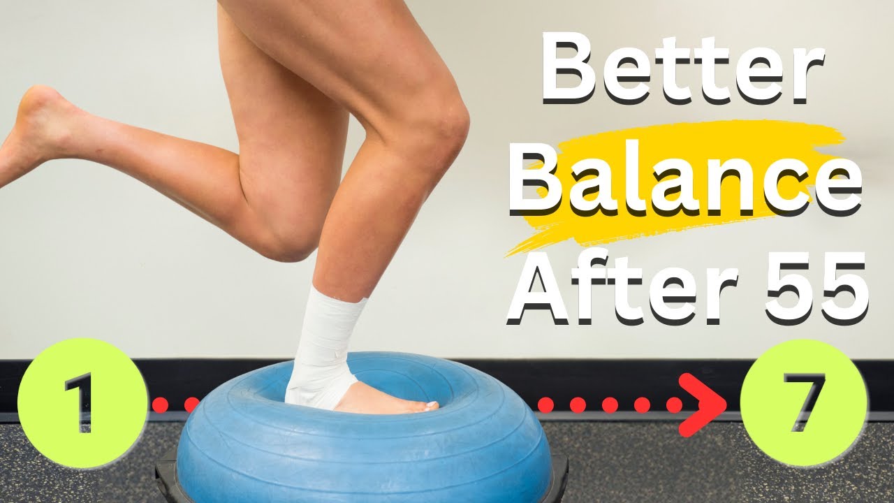 7 упражнений на баланс с мячом Bosu, которые обязательно стоит попробовать людям старше 55 лет