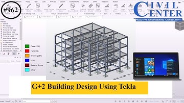 Tekla Structural Designer Tutorial || Complete RCC Building Design || TSD || Tekla Software