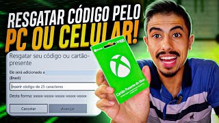 COMO RESGATAR GAME PASS ULTIMATE PELO CELULAR OU PC GIFT CARD DE 25 DÍGITOS  