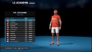 Full Roster 2019 / Listado de jugadores - AO Tennis (PS4)