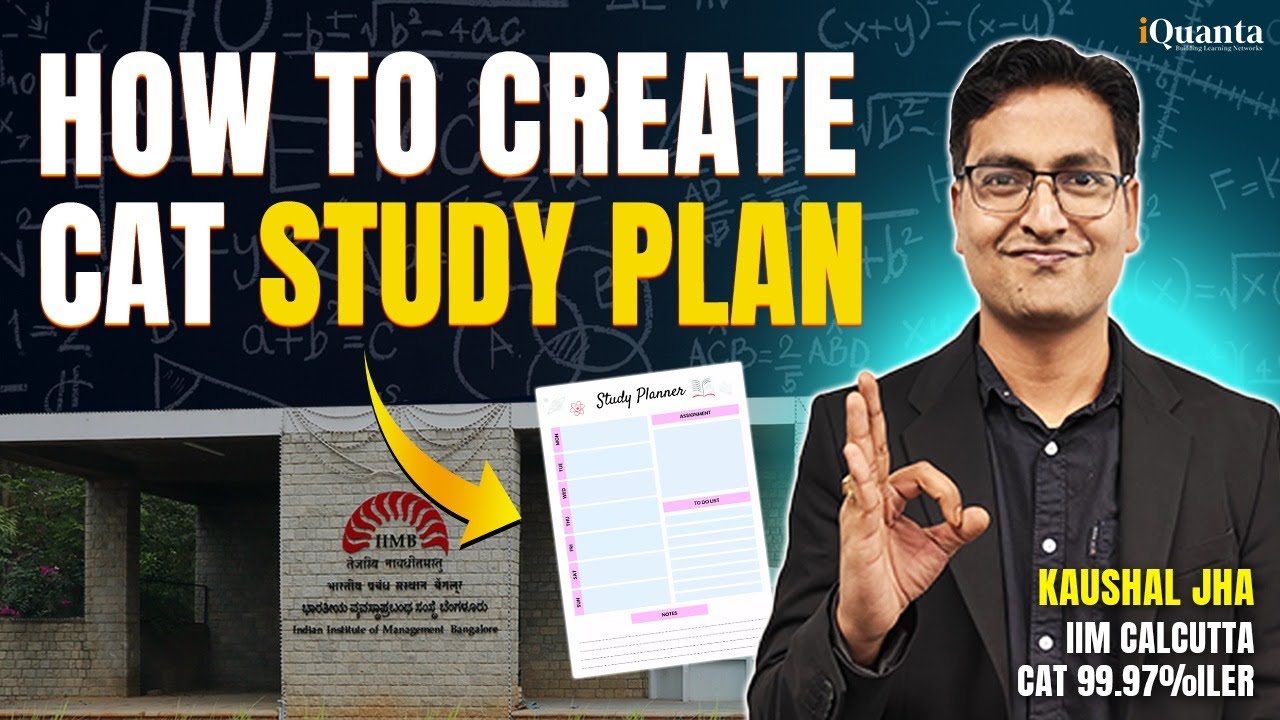 CAT 2024 Timetable & Study Plan to Crack CAT in 9 Months - YouTube