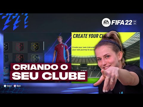 FIFA 22 | CRIANDO UM TIME - MODO CARREIRA