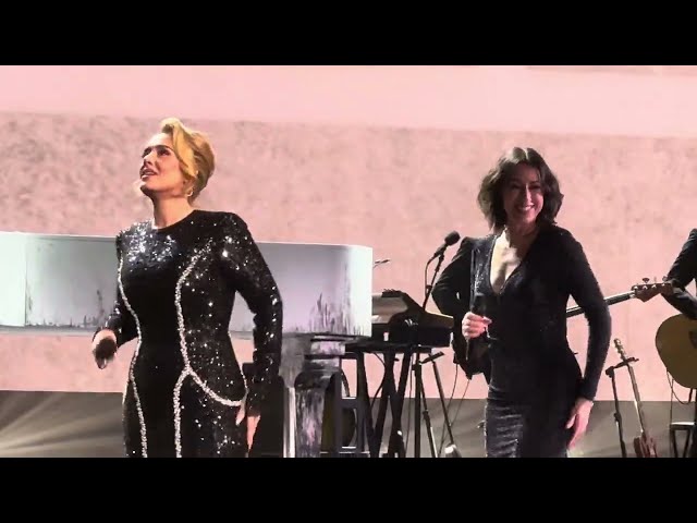 Rolling in the deep!  Adele January 25, 2024 live at the Colosseum at Caesars Palace, Las Vegas! class=