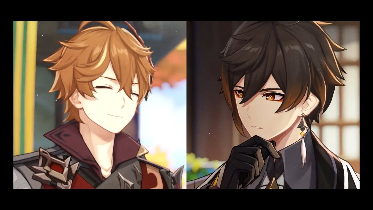 原神MAD】タルタリヤ 鍾離/tartaglia zhongli『うみたがり』 - YouTube