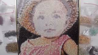 DIY pushpin painting - Push Pin Portrait
