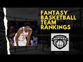 Fantasy Basketball Team Preseason Rankings