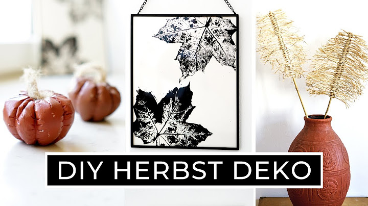 3 DIY HERBSTDEKO IDEEN - Einfache & schnelle Herbst Dekoration zum Selbermachen