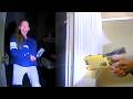 Man Hides in Closet as Woman Hunts Him With a Knife