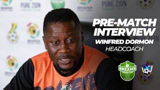 PRE MATCH INTERVIEW | WINFRED DORMON | DREAMS FC VS MEDEAMA