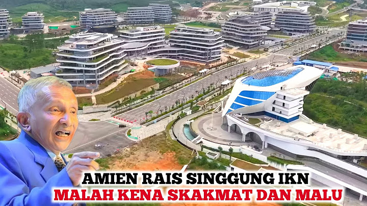 AMIEN RAIS: IKN IS A GHOST CITY❗️Amin Rais Is Again Embarrassed Seeing the Fact That IKN Has Beco...