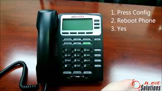 How to reset an Allworx phone using the physical keys