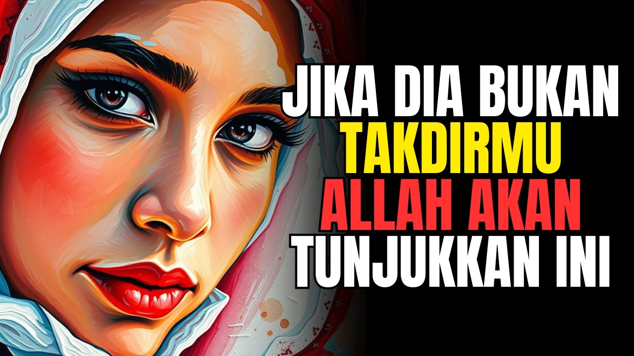 🕊️JIKA DIA BUKAN TAKDIRMU, ALLAH AKAN TUNJUKKAN INI