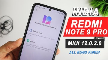 MIUI 12 NEW UPDATE FOR REDMI NOTE 9 PRO | MIUI 12.0.2.0 INDIA OTA UPDATE RELEASED!