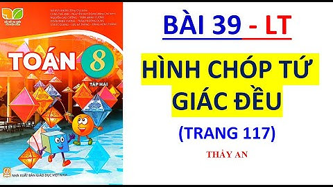 Bài 39 sbt trang 93 toán 8 hình năm 2024