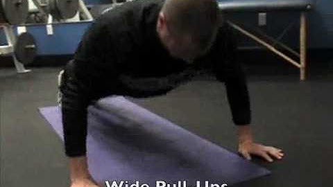The Wide Grip Push-Up Video Tutorial