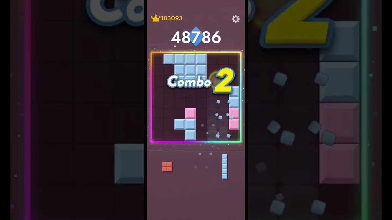 🔥Block Blast action! Smash blocks,level up fast! Fun arcade play in our 134th video now!#blockblast 