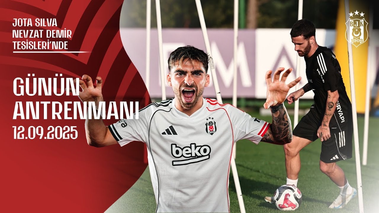 Jota Silva Nevzat Demir Tesisleri'nde 🔥 | Beşiktaş Günün Antrenmanı | 12 Eylül