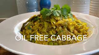 Oil free cabbage| No onion,garlic| Quick and simple recipe I Vegan