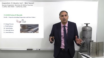 ASME II Parts and  Allowable Stress Values in Section II Part D - API 510, API SIFE Exams