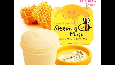 Prreti honey & berry sleeping mask review