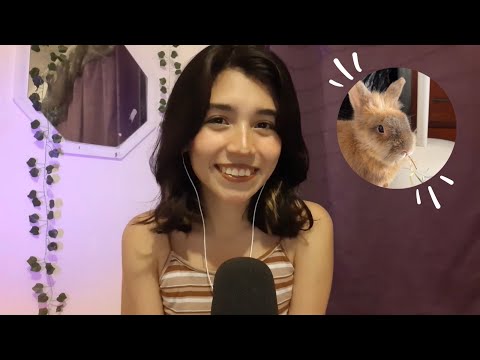 ASMR con mi conejito 🐰💗| les presento a Roble nwn