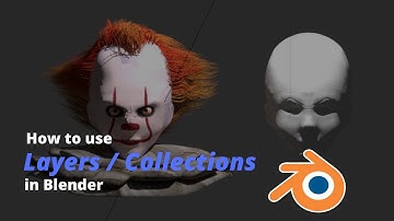 How to use layers collections in blender
