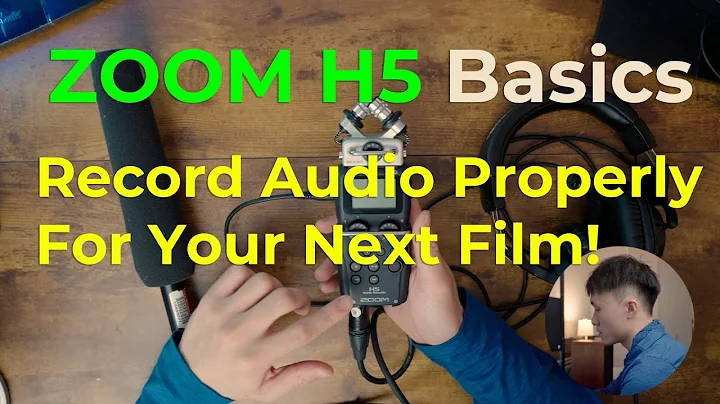 ZOOM H5 Basics - Audio Recording For Filmmaking