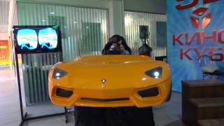 full motion racing simulator with Oculus Rift