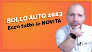 BOLLO AUTO: vi spieghiamo COSA CAMBIA nel 2023