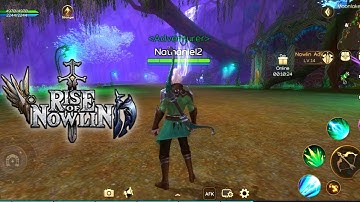 Rise of Nowlin Gameplay (OPEN WORLD MMORPG) Android/IOS