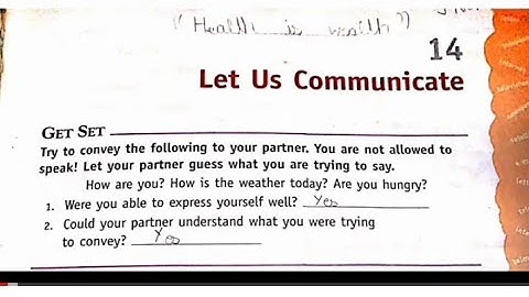 L-14 Let us communicate || Class3 || EVS || E for Environment