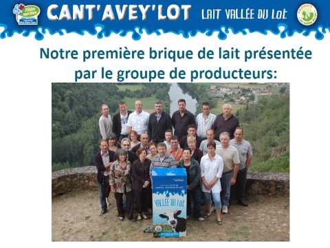 PRESENTATION LAIT VALLEE DU LOT FRANPRIX