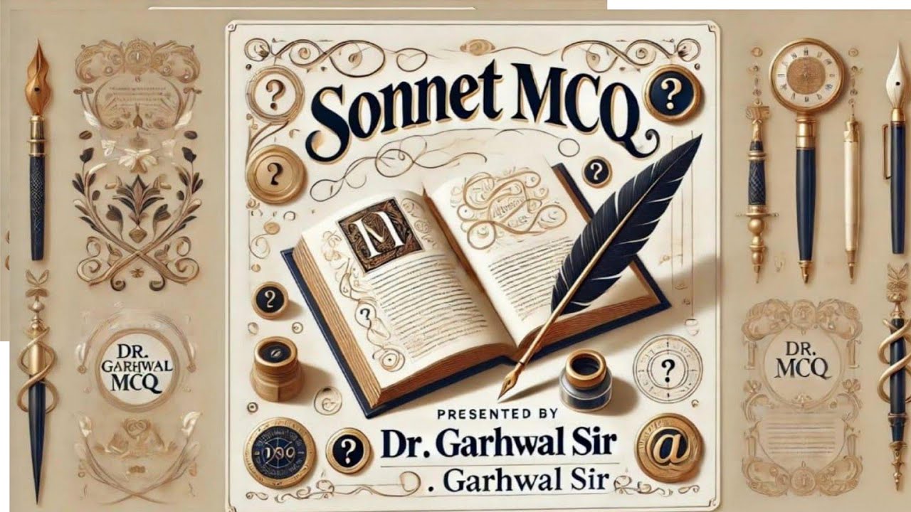 Sonnet || MCQs  || Part 01 || English By Garhwal Sir || REET