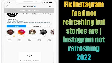 Fix Instagram not refreshing 2022 | Instagram feed not refreshing but stories are problem