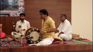 Thavil avarthanam. Dr Mannargudi Vasudevan and Dr Kalyanasundaram