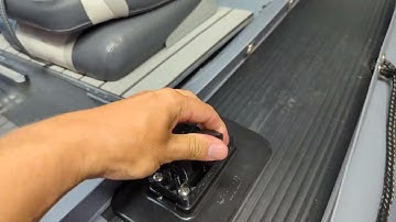 Inflatable Boat Bimini Mount for Tubes with Scotty Mount Glue-on Pad