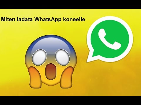 Video: Kuinka Ladata Whatsapp Tietokoneelle