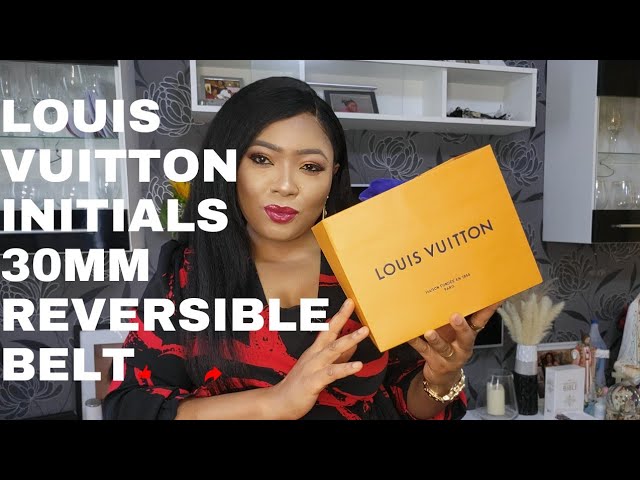 UNBOXING MY LOUIS VUITTON REVERSIBLE BELT 80CM 