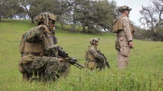 Squad Competition with U.S. Marines of the 1st Marine Division