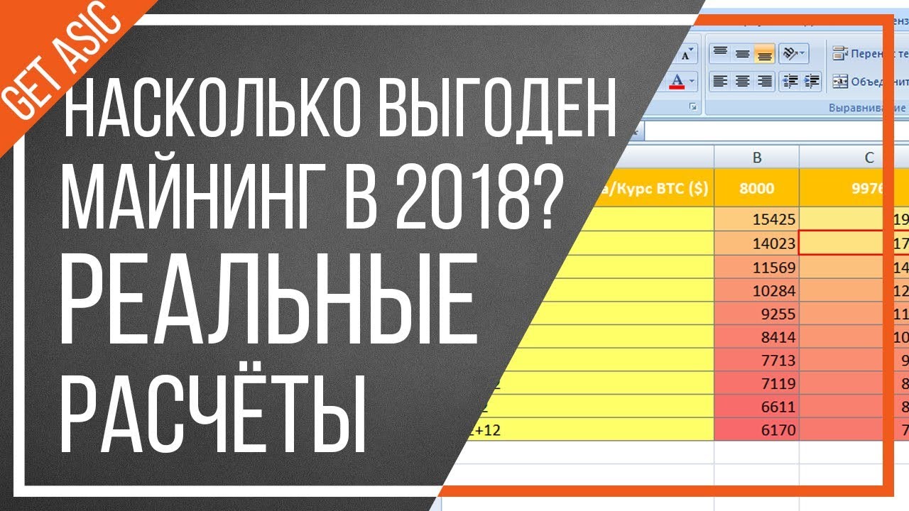 Насколько выгоден. Расчет окупаемости майнера.