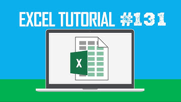 Excel Tutorial #131:  Entering the Same Data in Multiple Cells (Ctrl + Enter)