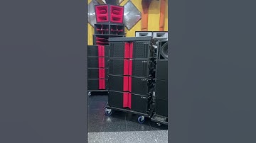 Import 8 units 3way line array speaker #audio#audiospeaker #supplier