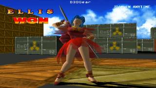 Battle Arena Toshinden 2 (PS1) - 1 Player Game Mode With Ellis