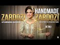 Custom made zardozi work dress by #faizayasir #diy #handwork #handmade #pakistanidress