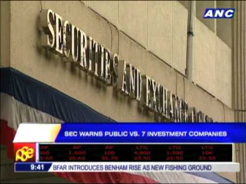 SEC warns public vs 7 investment companies