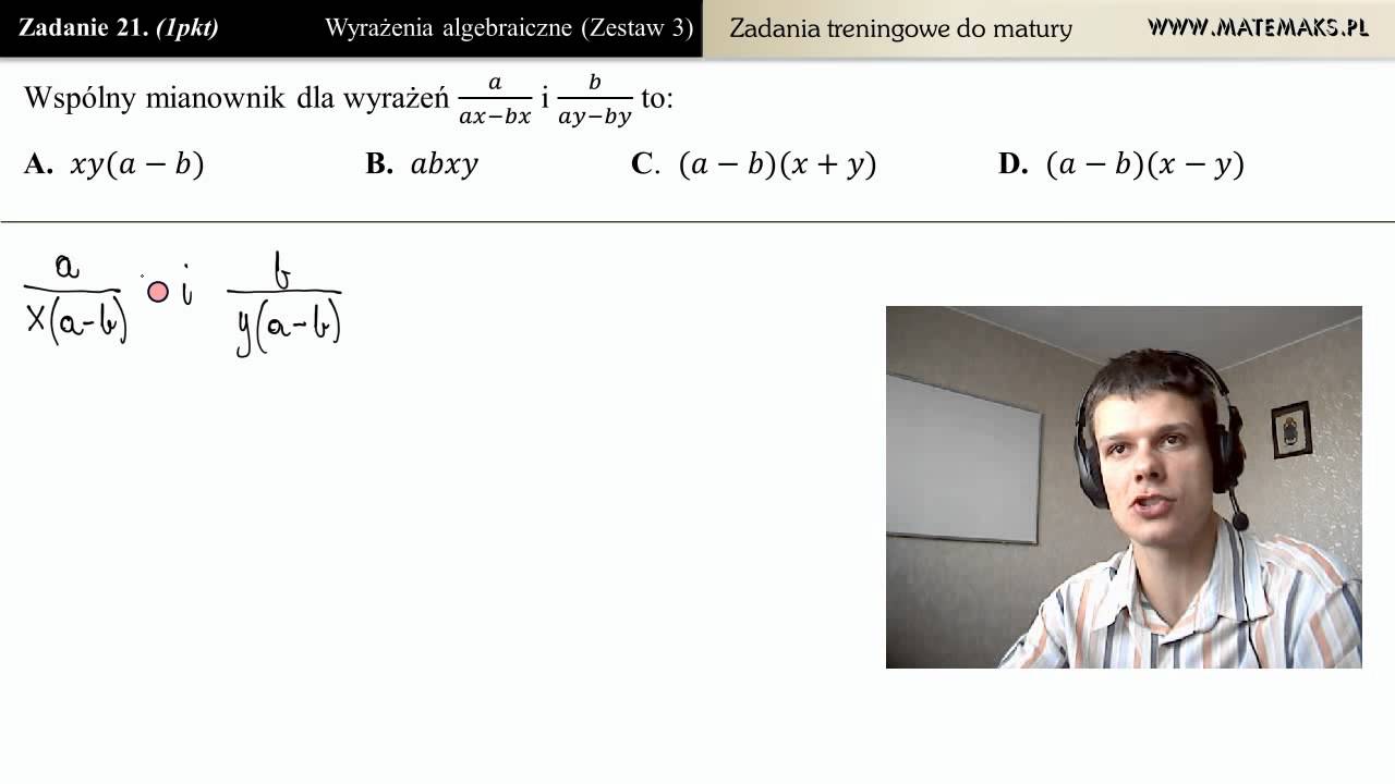 Sprowadzanie Do Wspólnego Mianownika Ułamków
