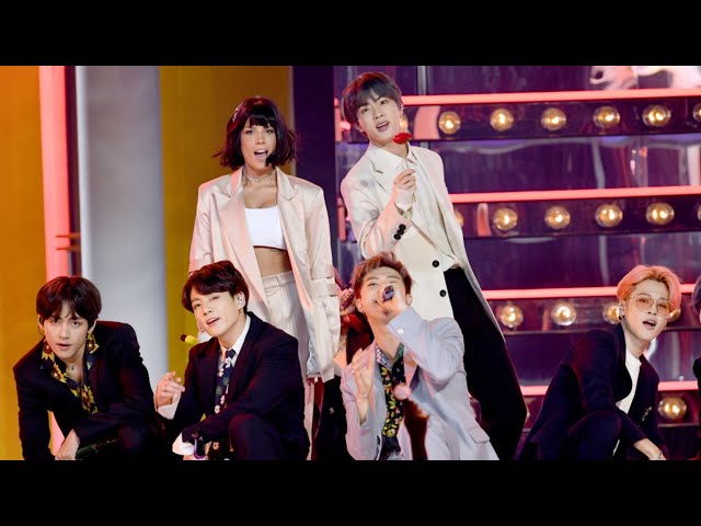 BTS u0026 Halsey - Boy with Luv (Live on Billboard Music Awards) 4K class=