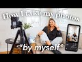 How I take my own photos - self portrait brand photo challenge 📸